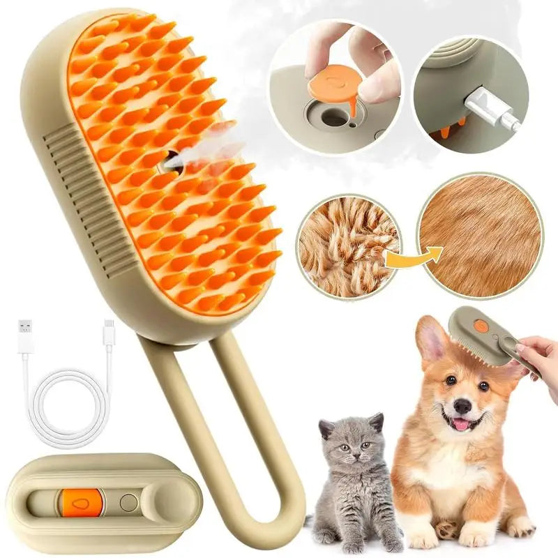 Fur-Free Pet Grooming Brush