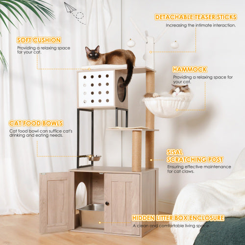 Indoor Cat Adventure Tower
