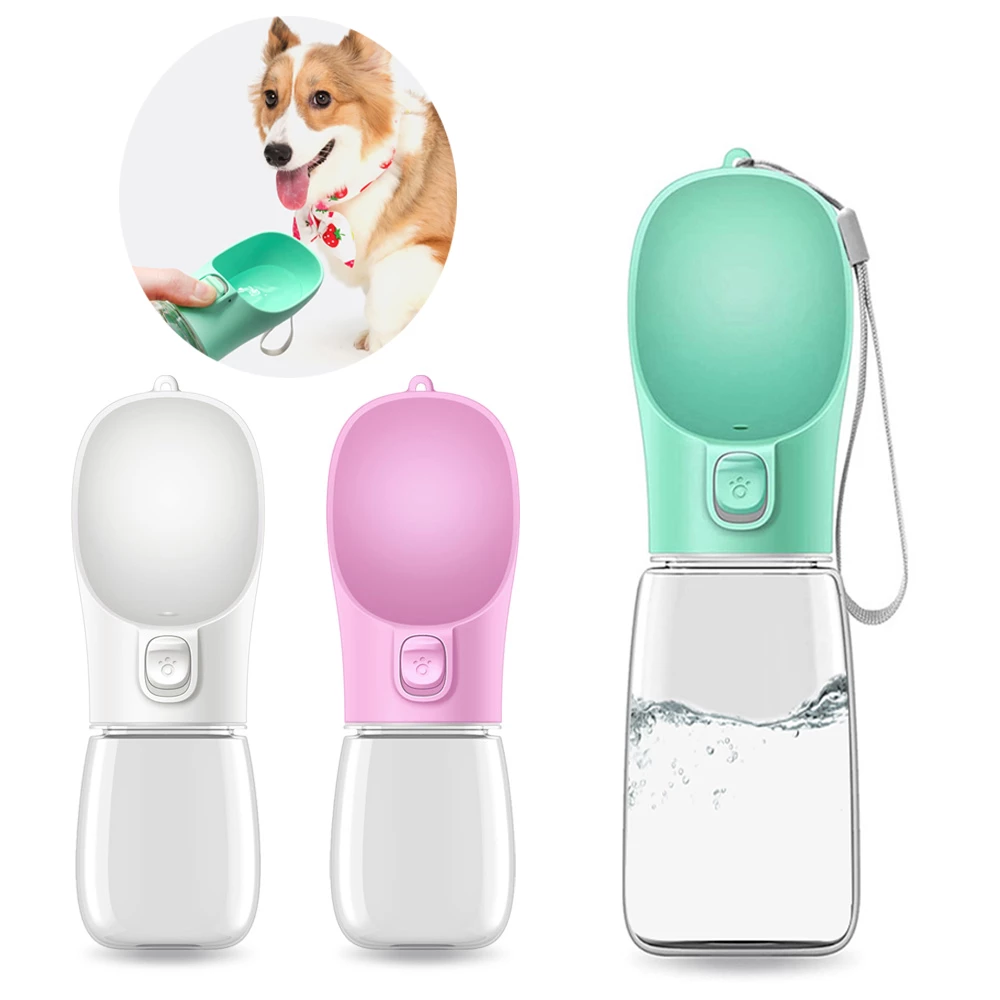 Travel Pet Water Bottle & Feeder
